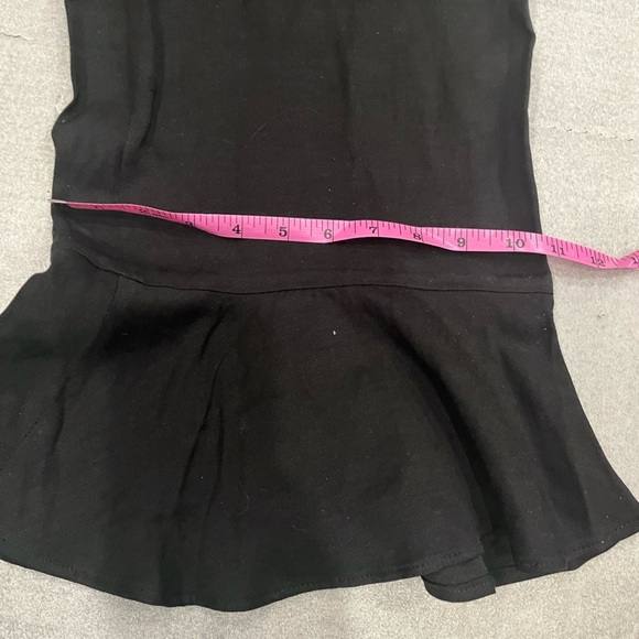 [US8]Anthropologie Elevenses Elegant Black Linen Blend Flared WMN Jumpsuit Pants - Picture 8 of 8